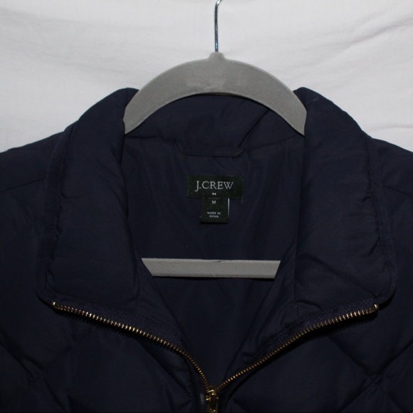 J. Crew Navy Puffer Vest - Picture 2 of 3